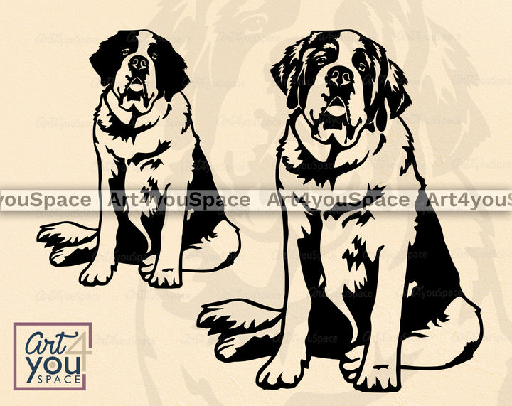  Saint Bernard SVG