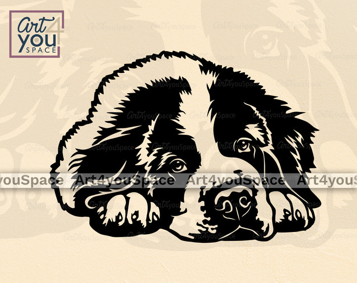 Saint Bernard Art