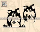 shetland sheepdog svg
