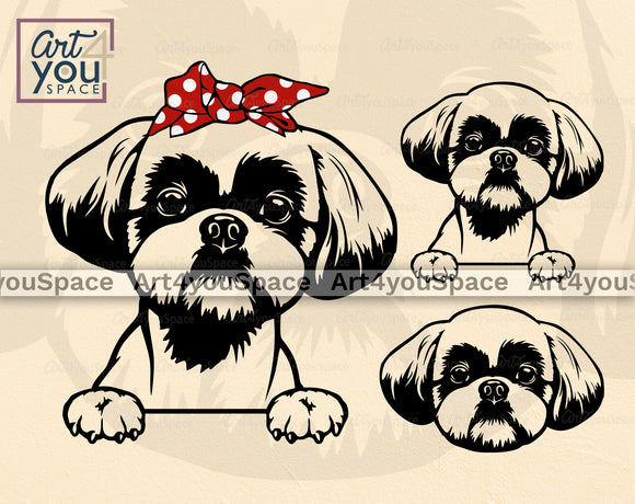 Shih Tzu SVG