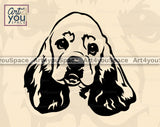 American Cocker Spaniel Cricut