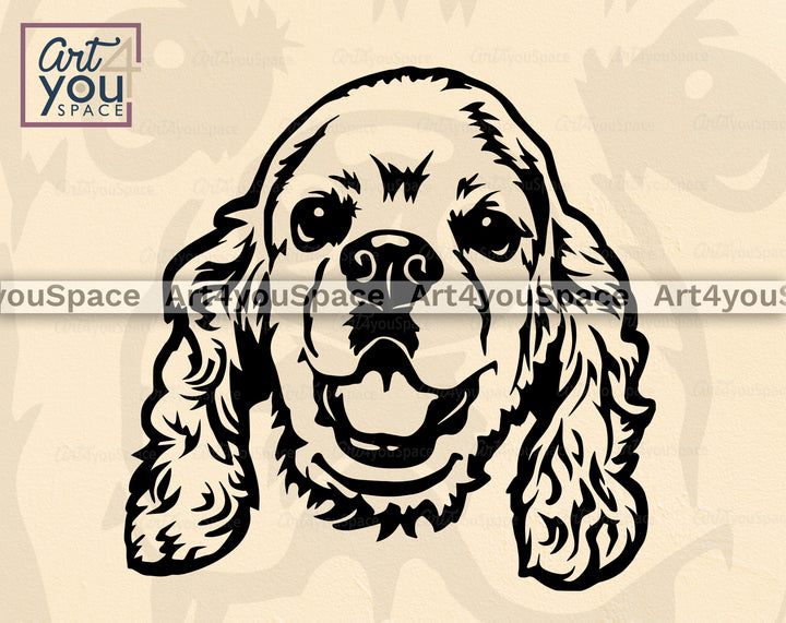 American Cocker Spaniel DXF