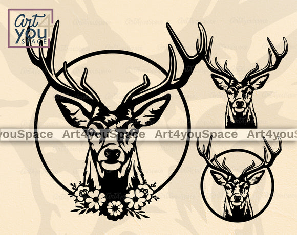 stag Head svg
