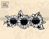 Sunflowers Border Cricut