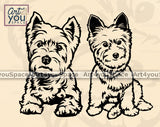 West Highland White Terrier SVG