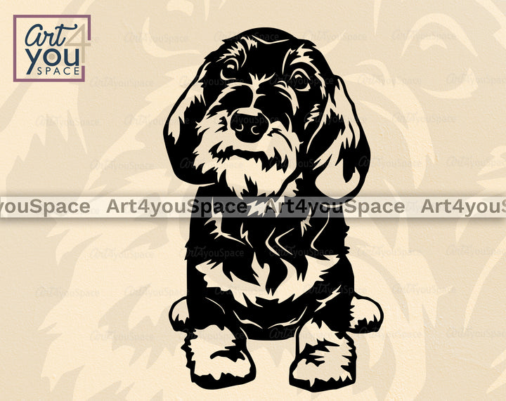 Dachshund_wirehaired_cricut