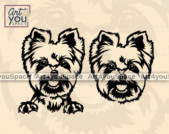 Cute Yorkshire Terrier SVG