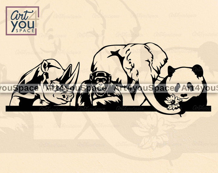 wild animals svg